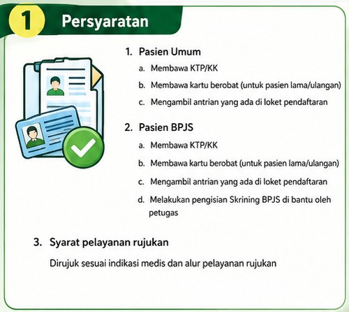 Persyaratan Secara Umum